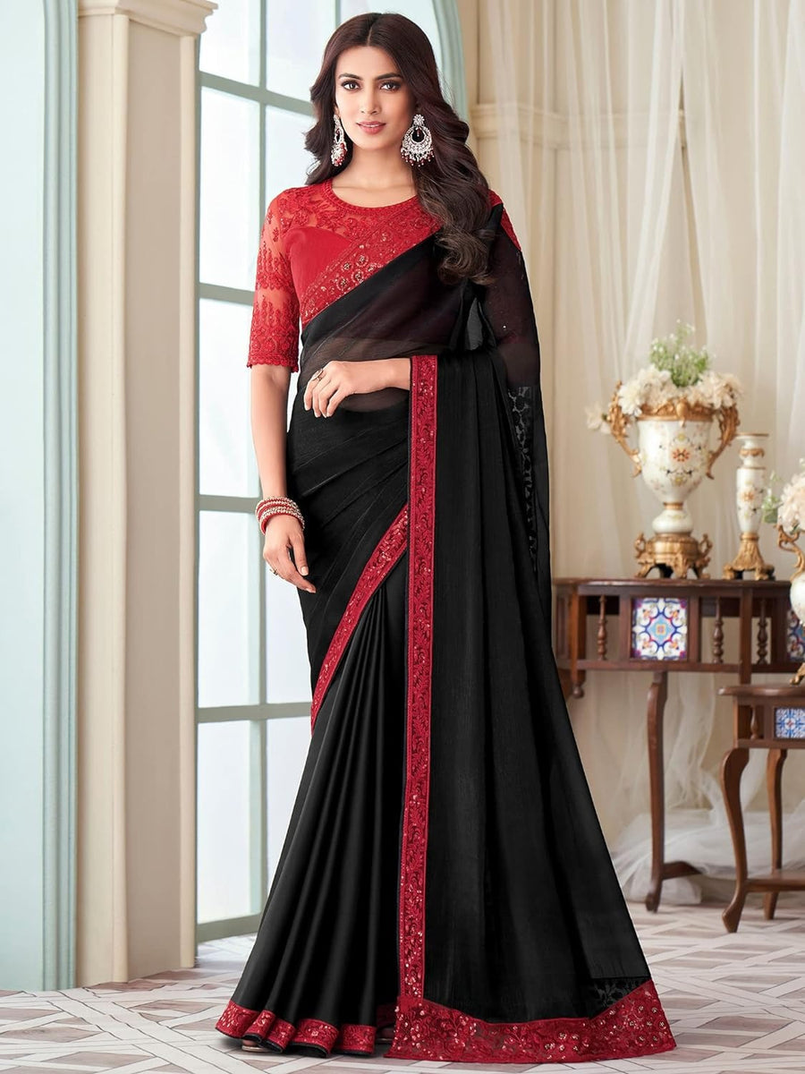 Silk Fabric Stylish Saree