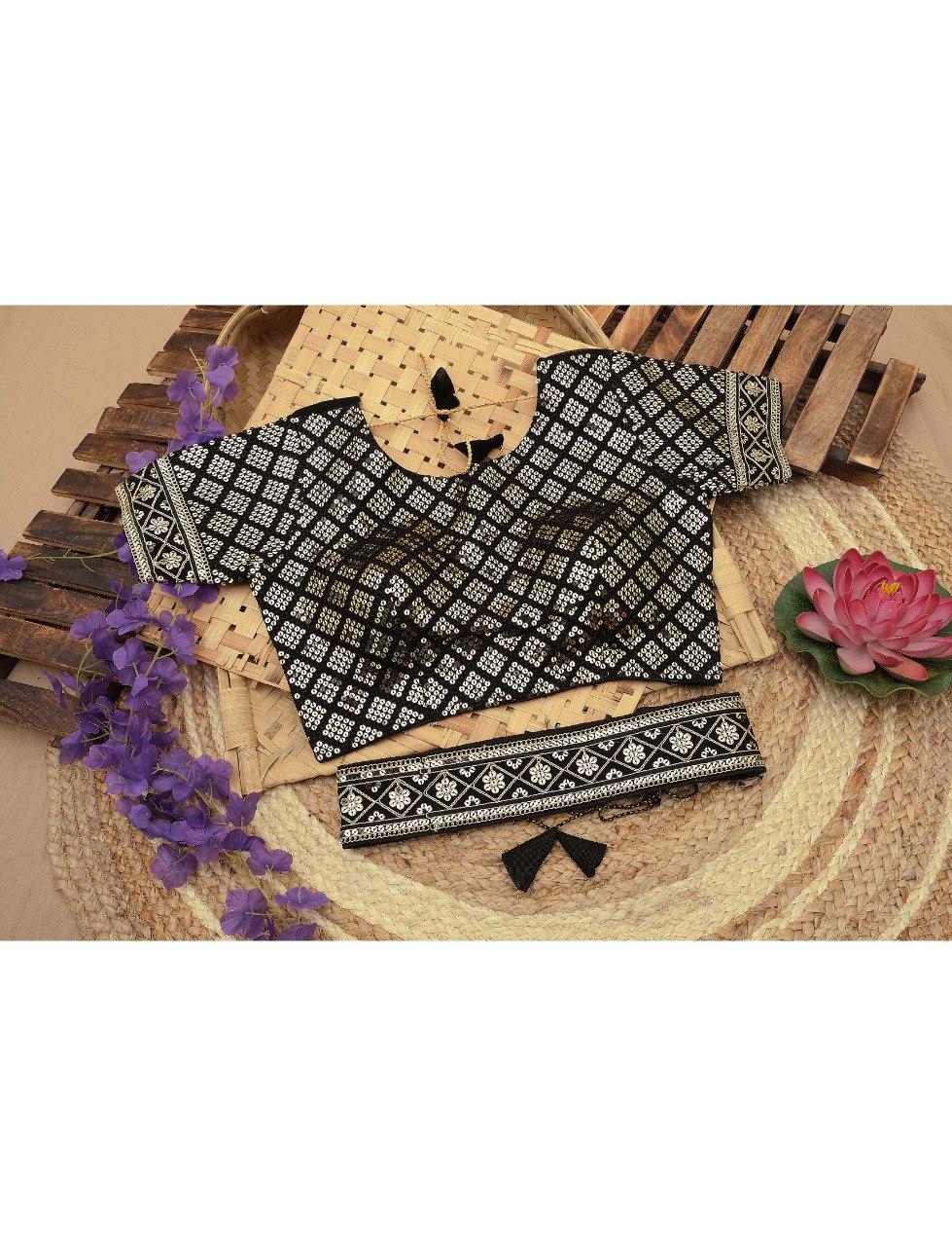 New Black Belts Saree